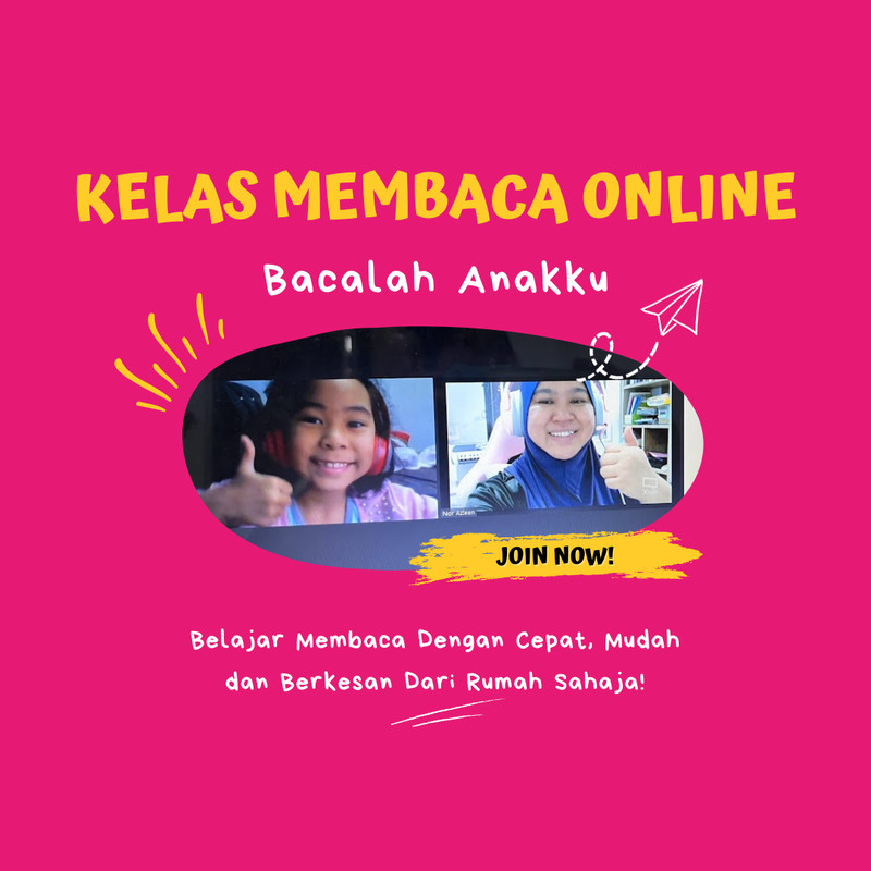KELAS MEMBACA ONLINE BACALAH ANAKKU (BAHASA MALAYSIA) - PAKEJ BASIC